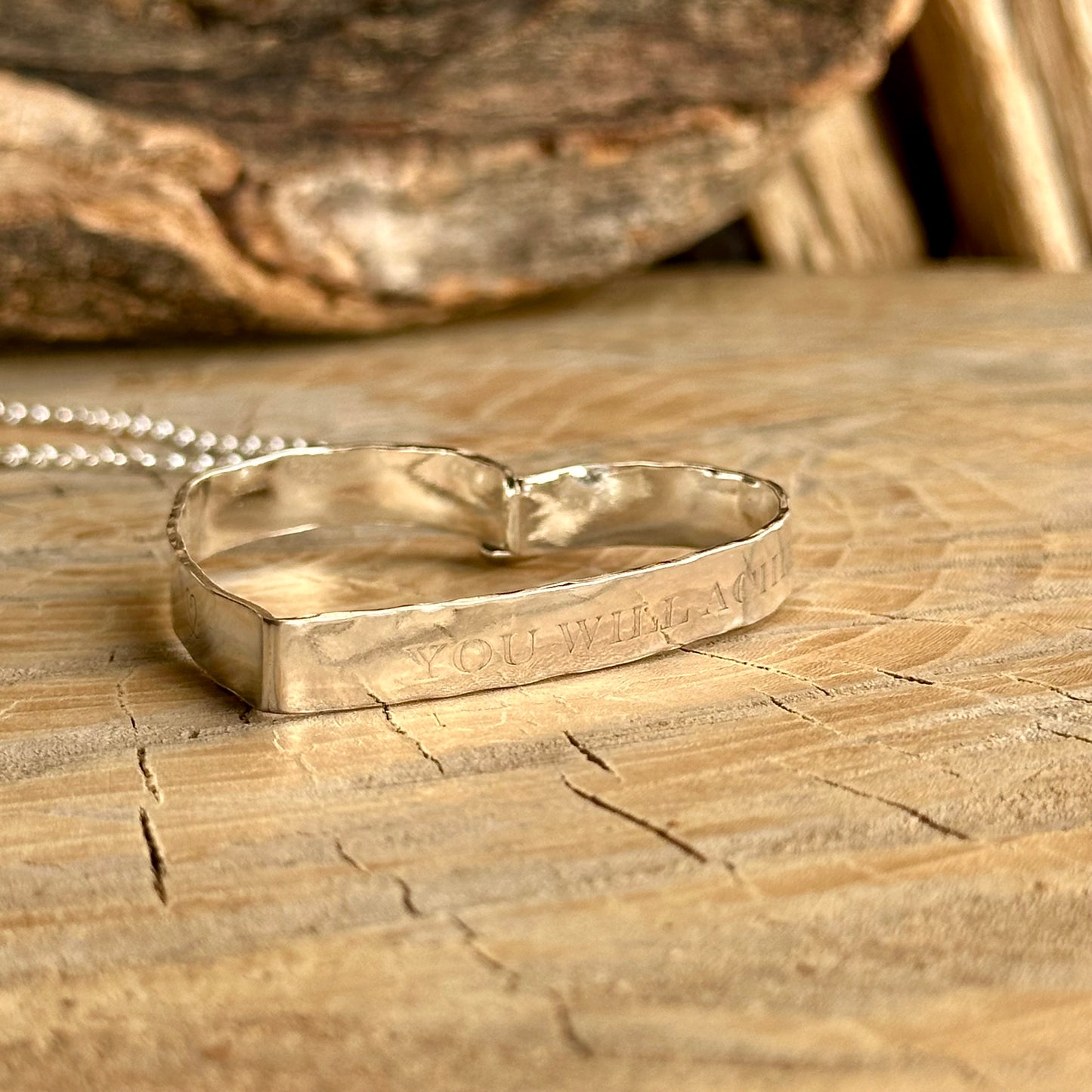 You Can Do It Heart Necklace LG