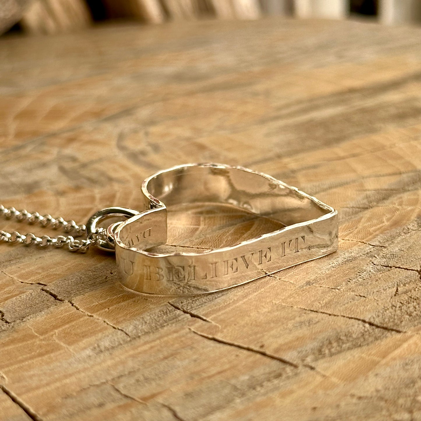 You Can Do It Heart Necklace Sm.