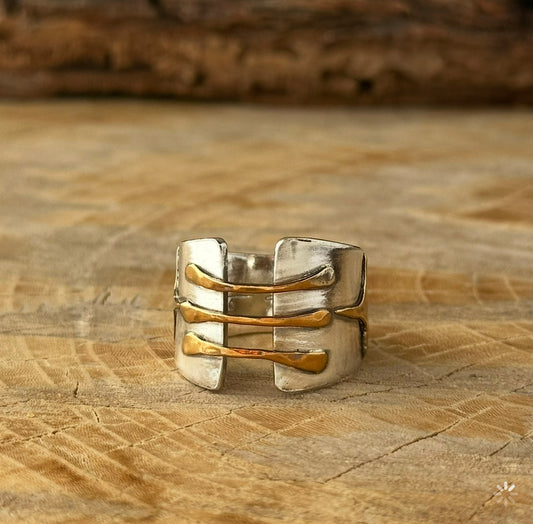 Star and Heart Ring