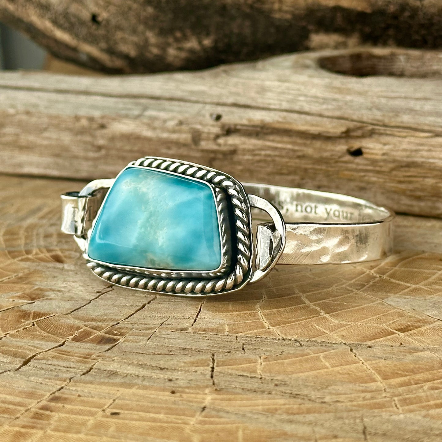 Larimar Bangle Bracelet