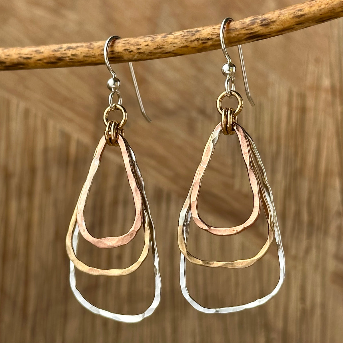 Mixed Metal Earrings