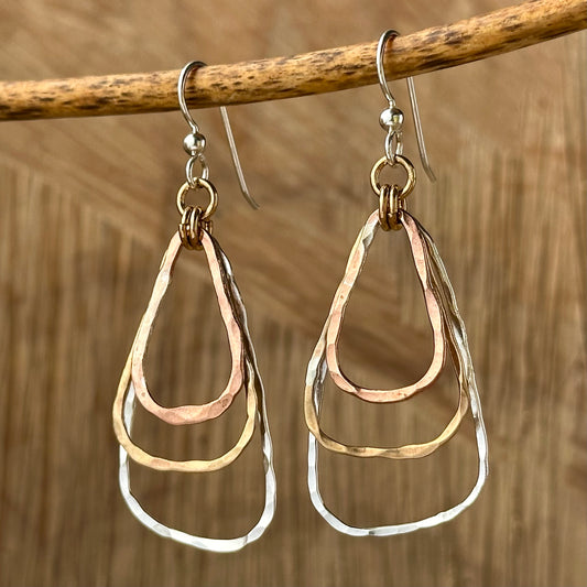 Mixed Metal Earrings