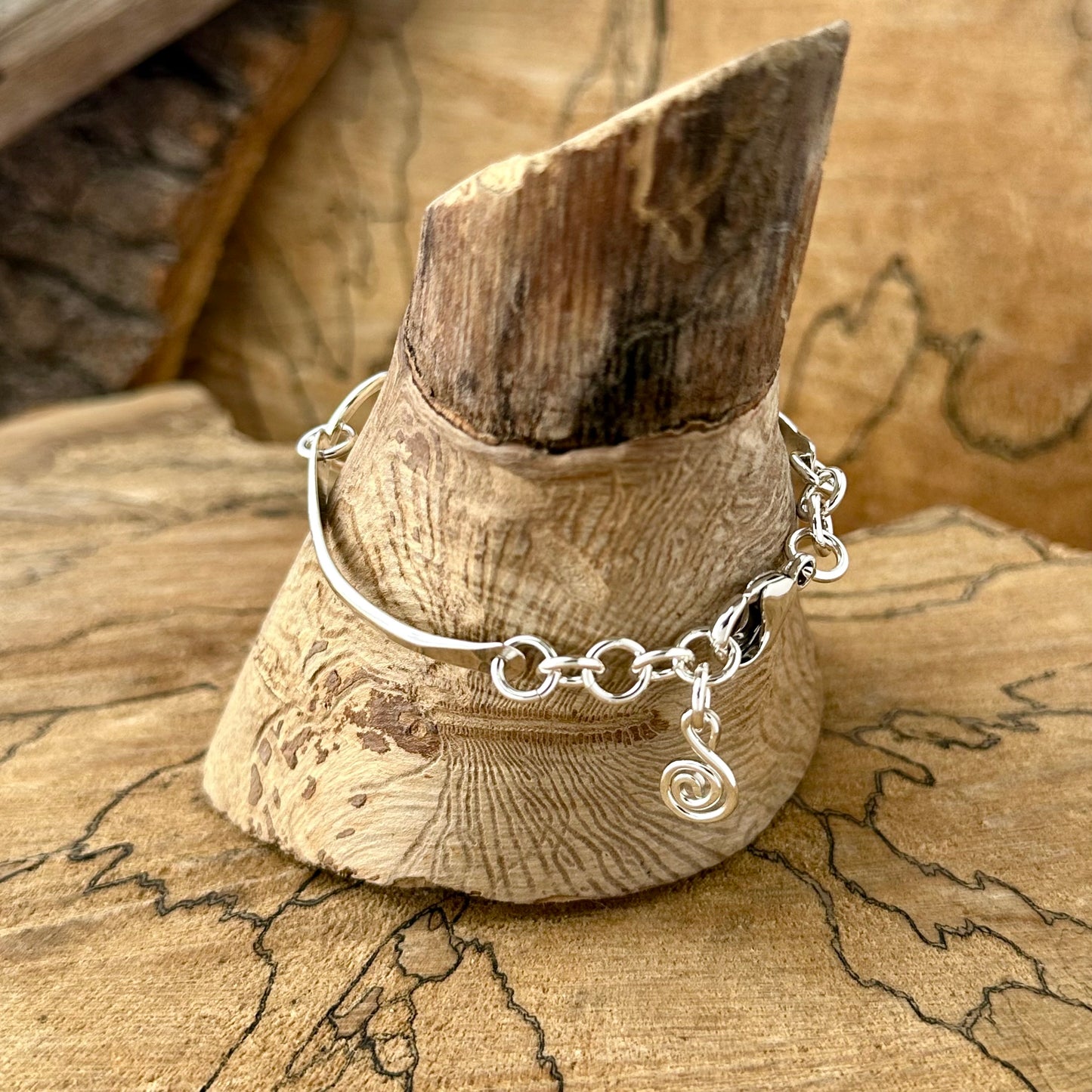 Floating Heart Bracelet