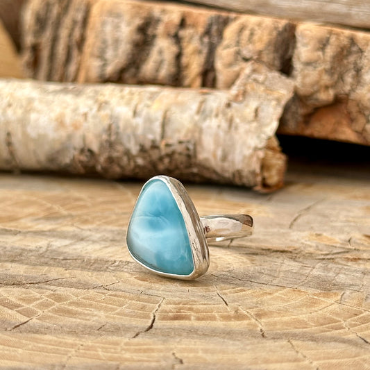 Sea Larimar Ring
