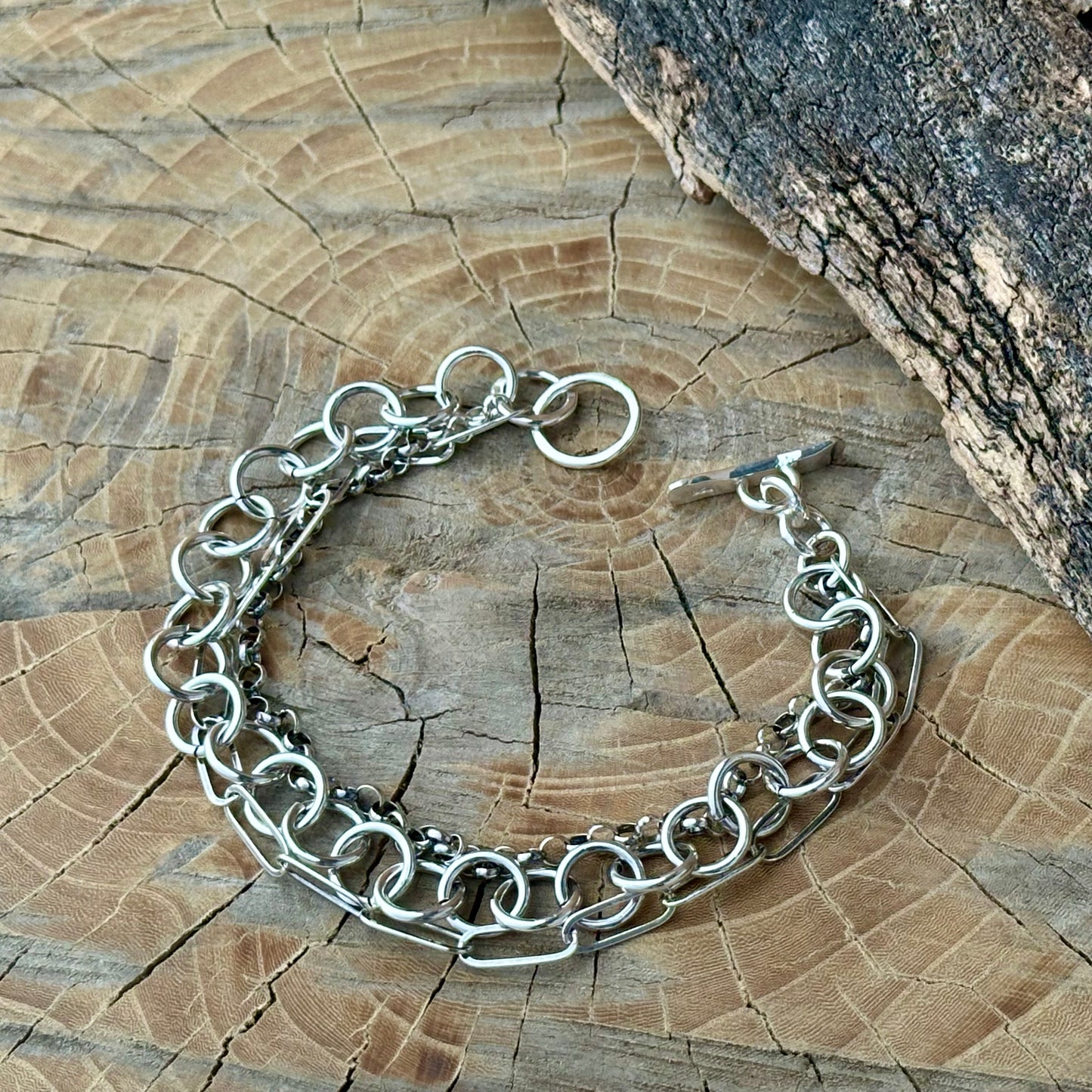 Triple Chain Bracelet