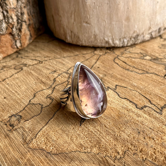 Teardrop Ametrine Ring