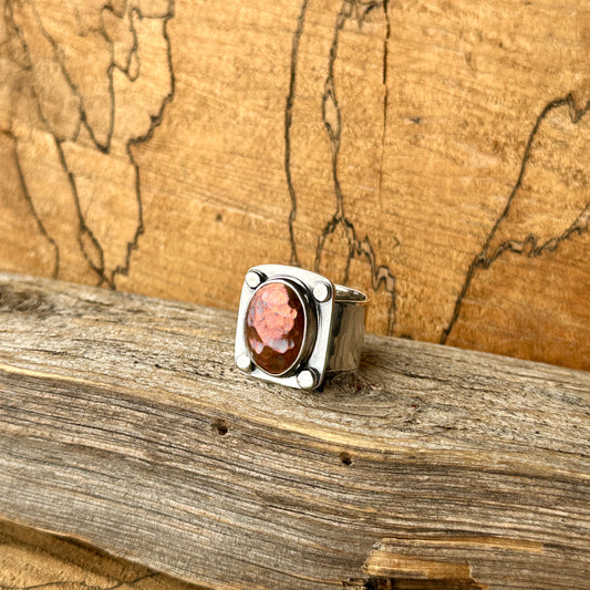 Copper Nugget Ring 2