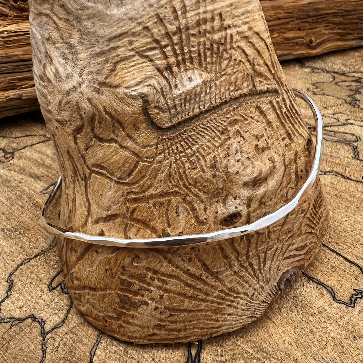 Wavy Bangle Bracelet