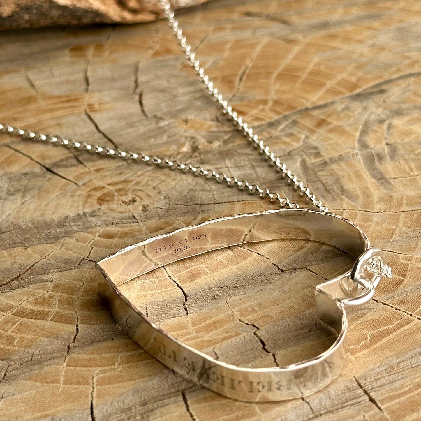 You Can Do It Heart Necklace LG