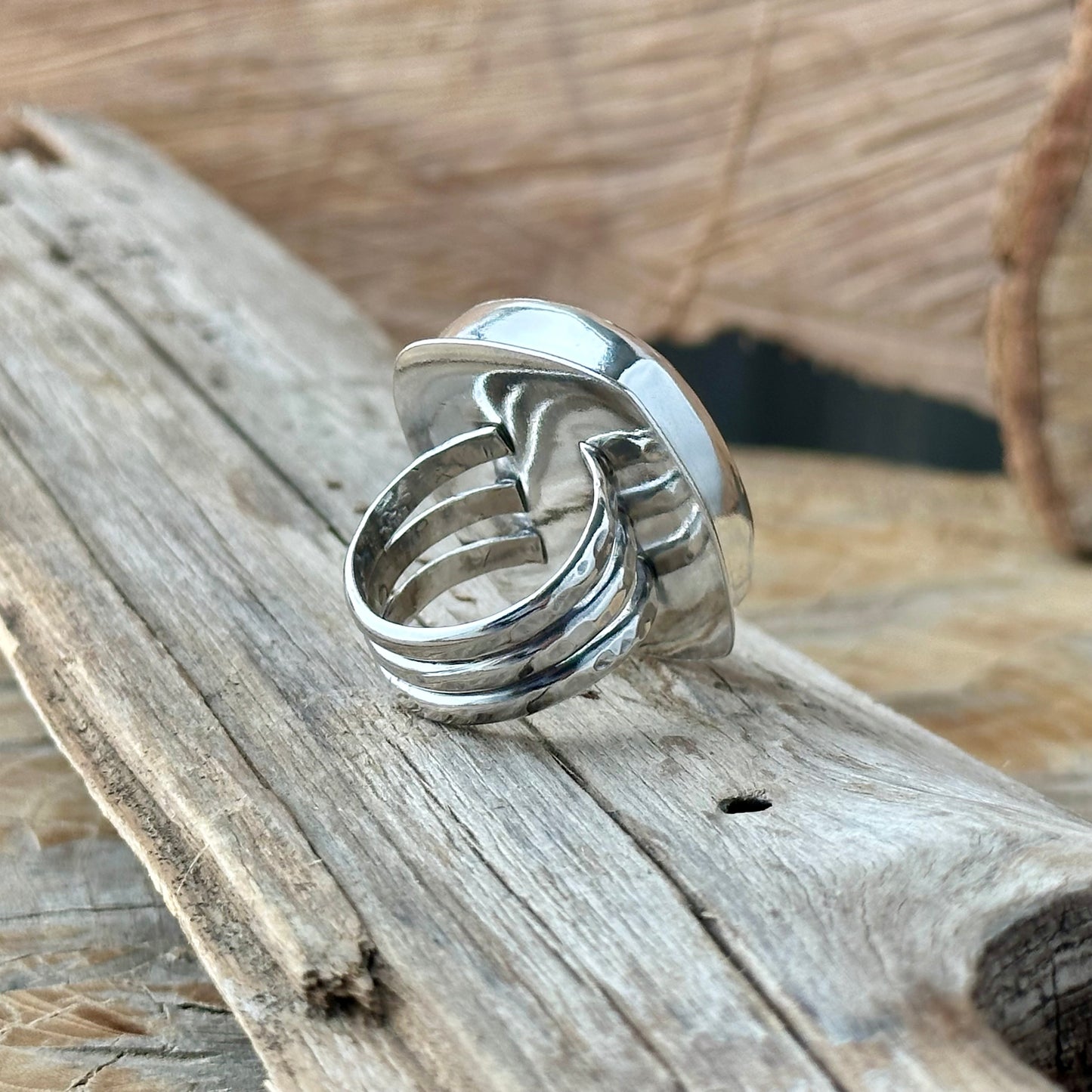 Artisan Labradorite Sterling Silver Ring