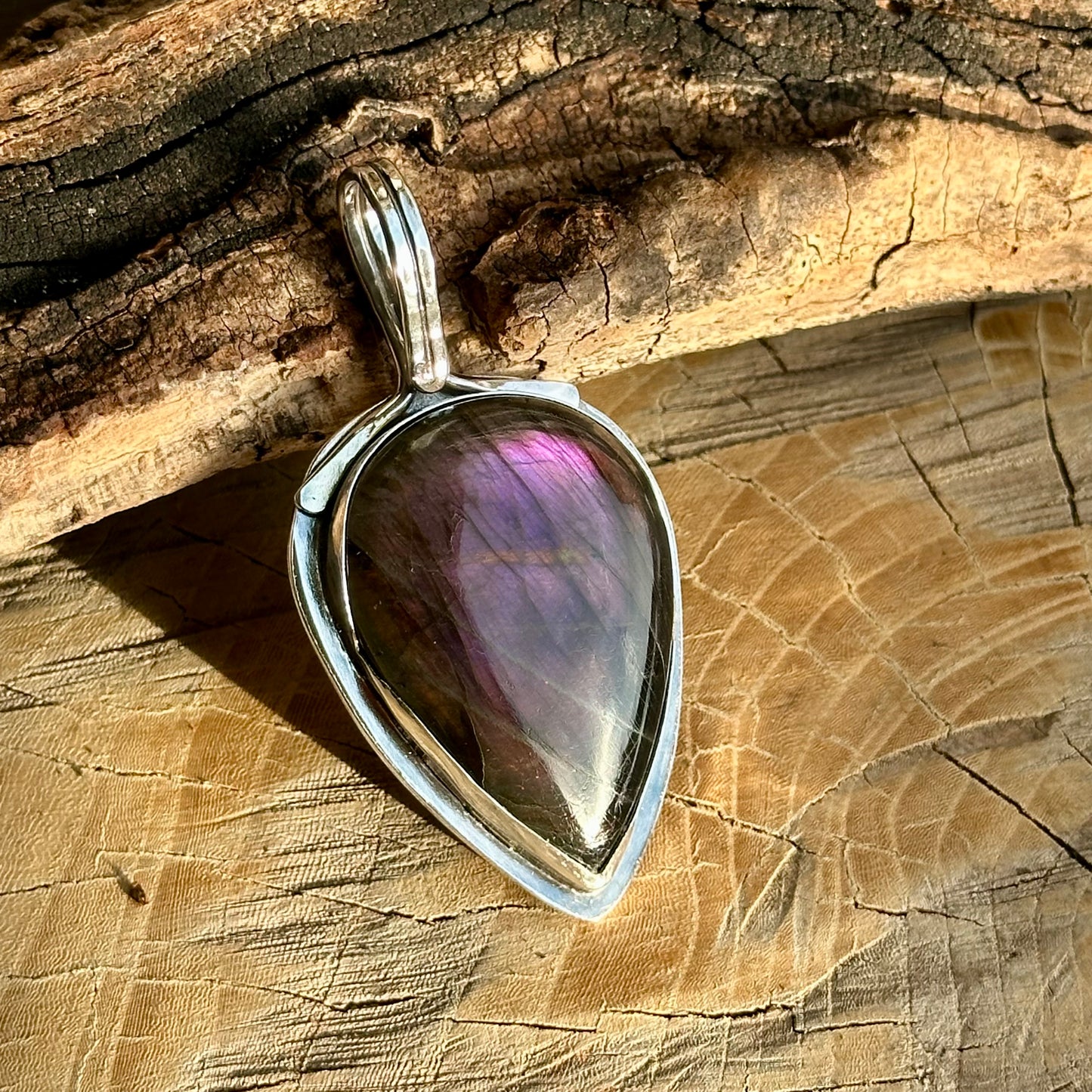 Purple Labradorite Pendant