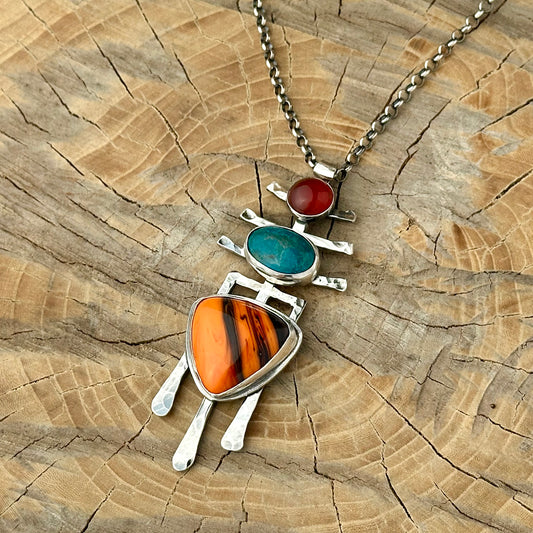 Three Stone Necklace