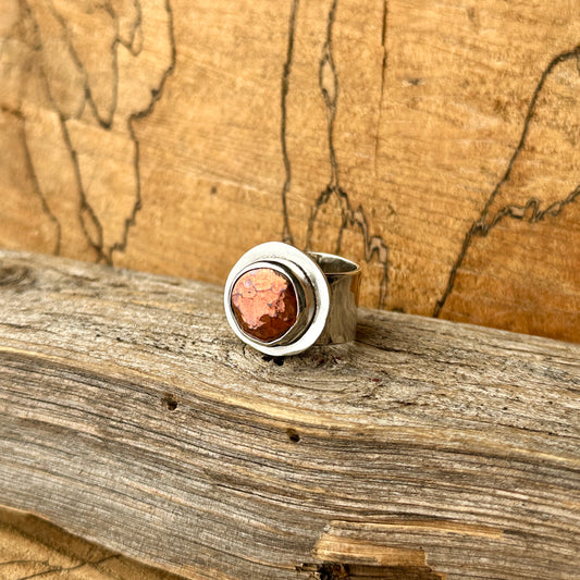 Copper Nugget Ring 4