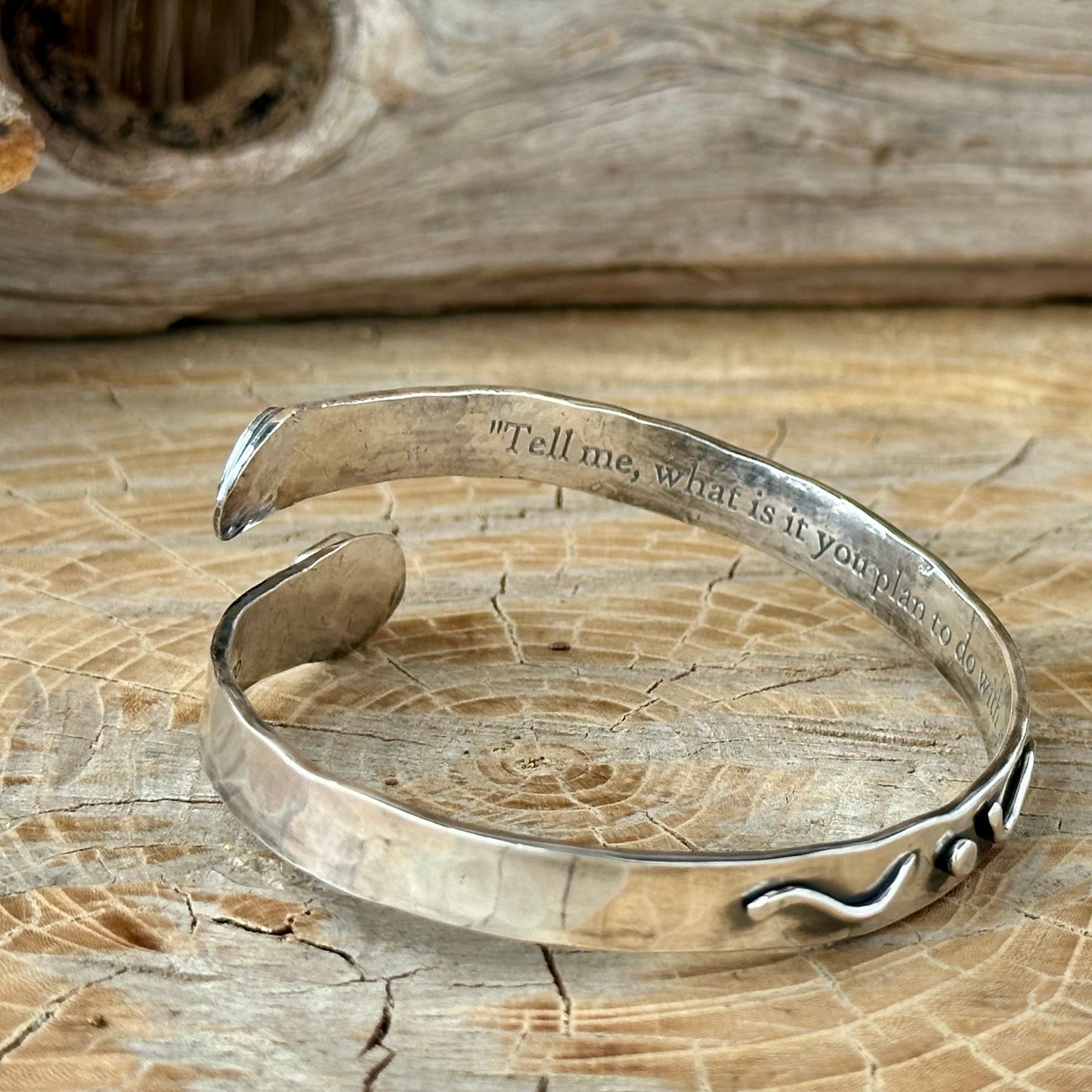One Wild and Precious Life Wraparound Cuff Bracelet