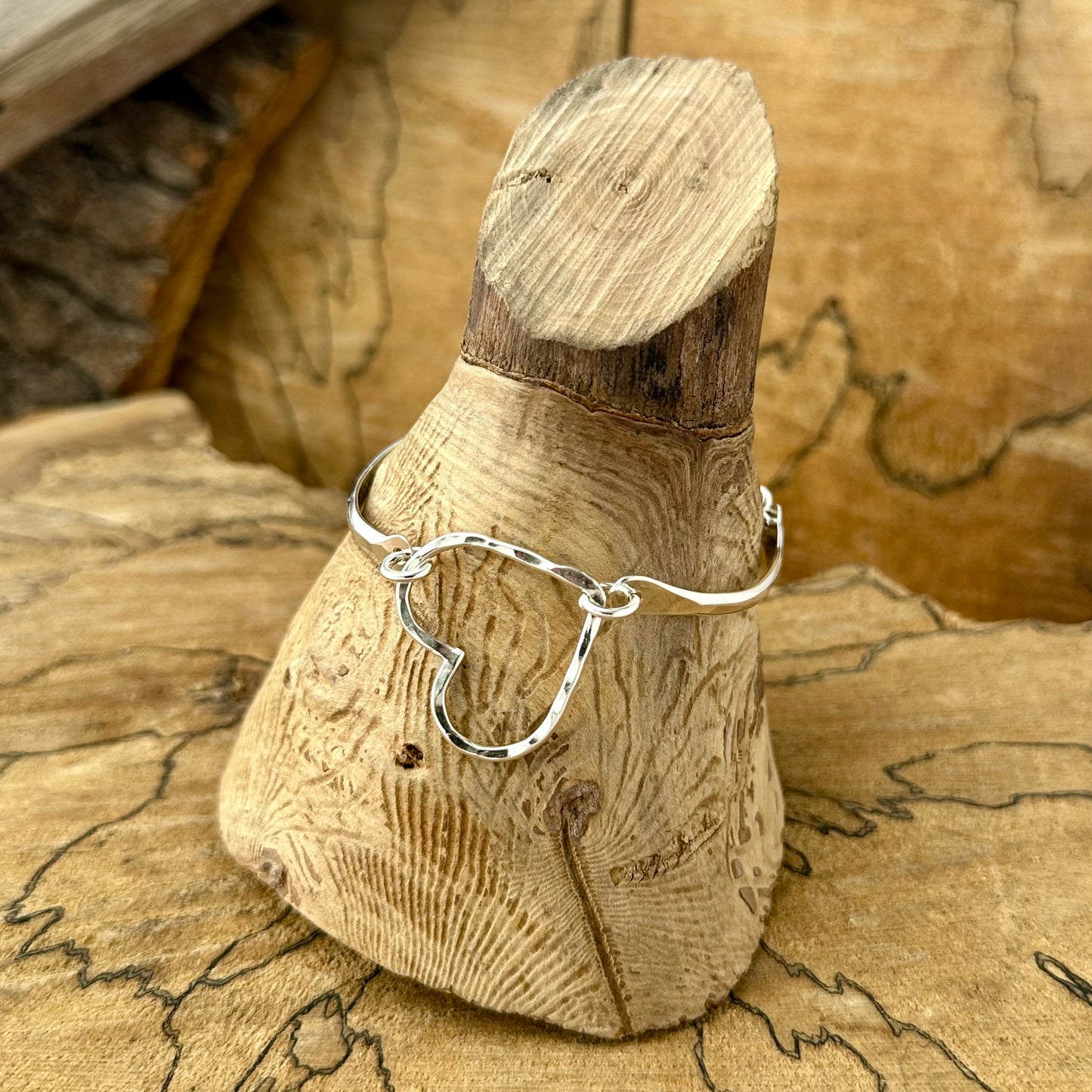Floating Heart Bracelet