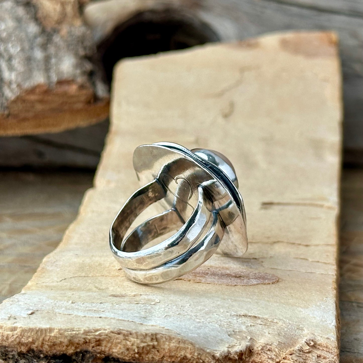 Pink Pearl Nest Ring