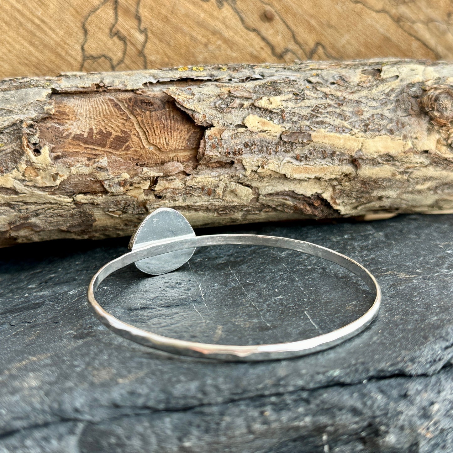 Sea Glass Bangle Bracelet 3