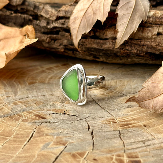 Sea Glass Ring 9-8.5