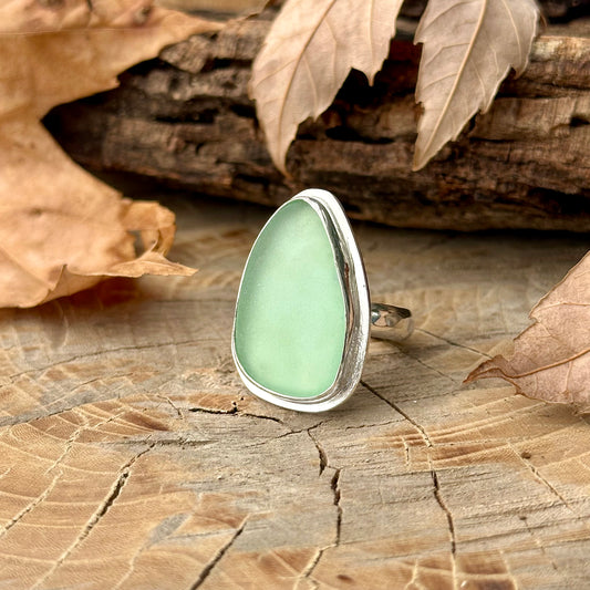 Sea Glass Ring 6-7.5