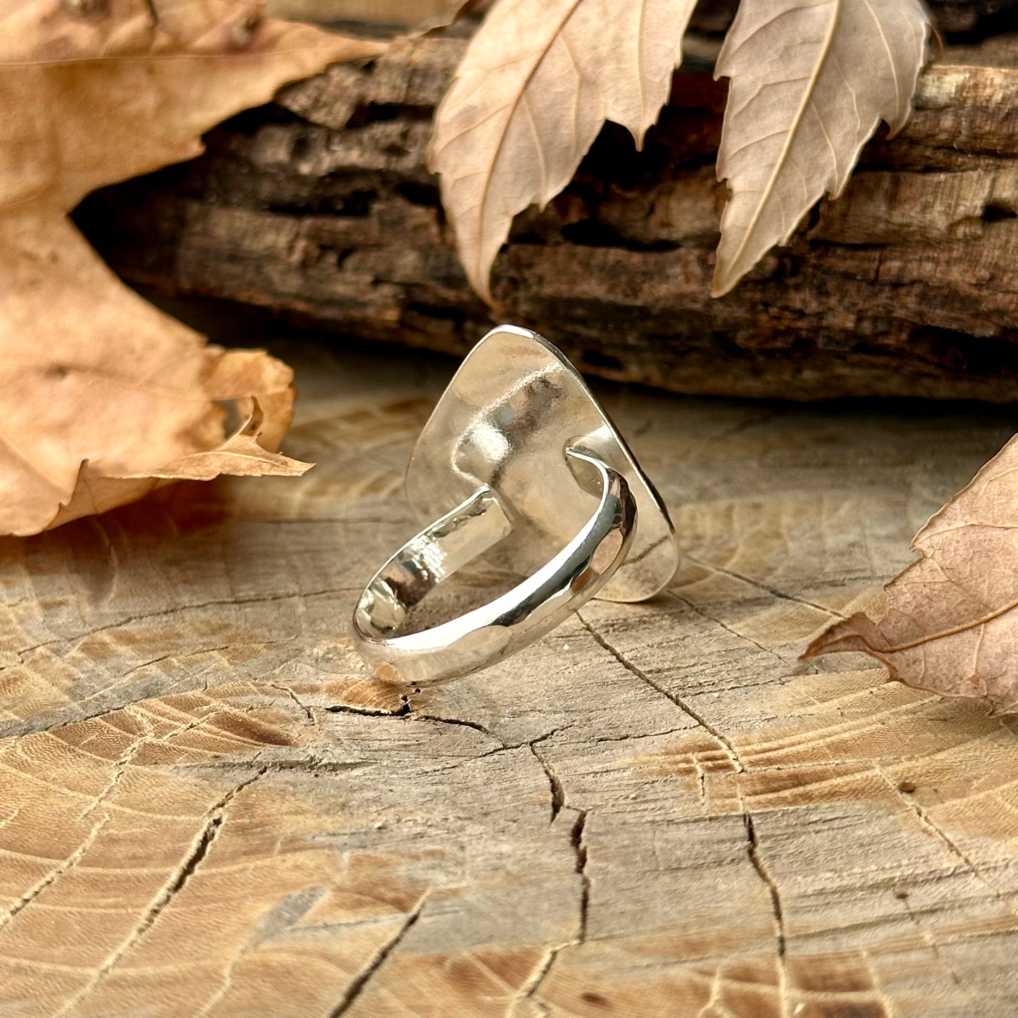 Sea Glass Ring 7-9.5