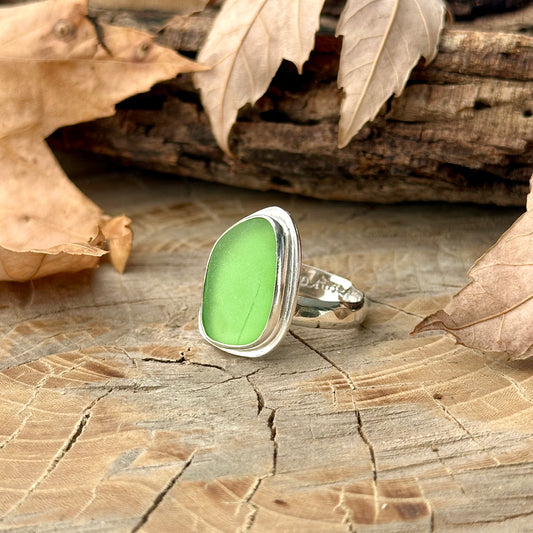 Sea Glass Ring 3-8