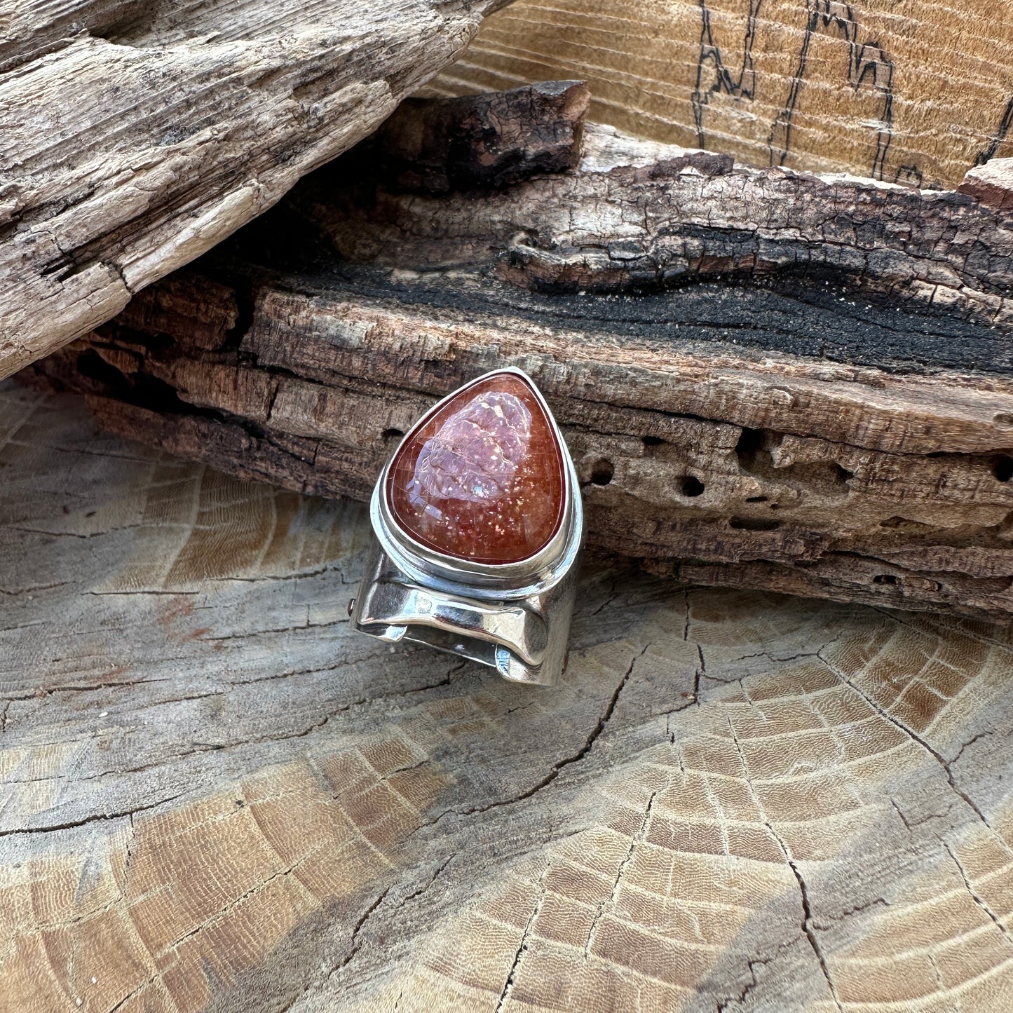 Sunstone Sun Ring