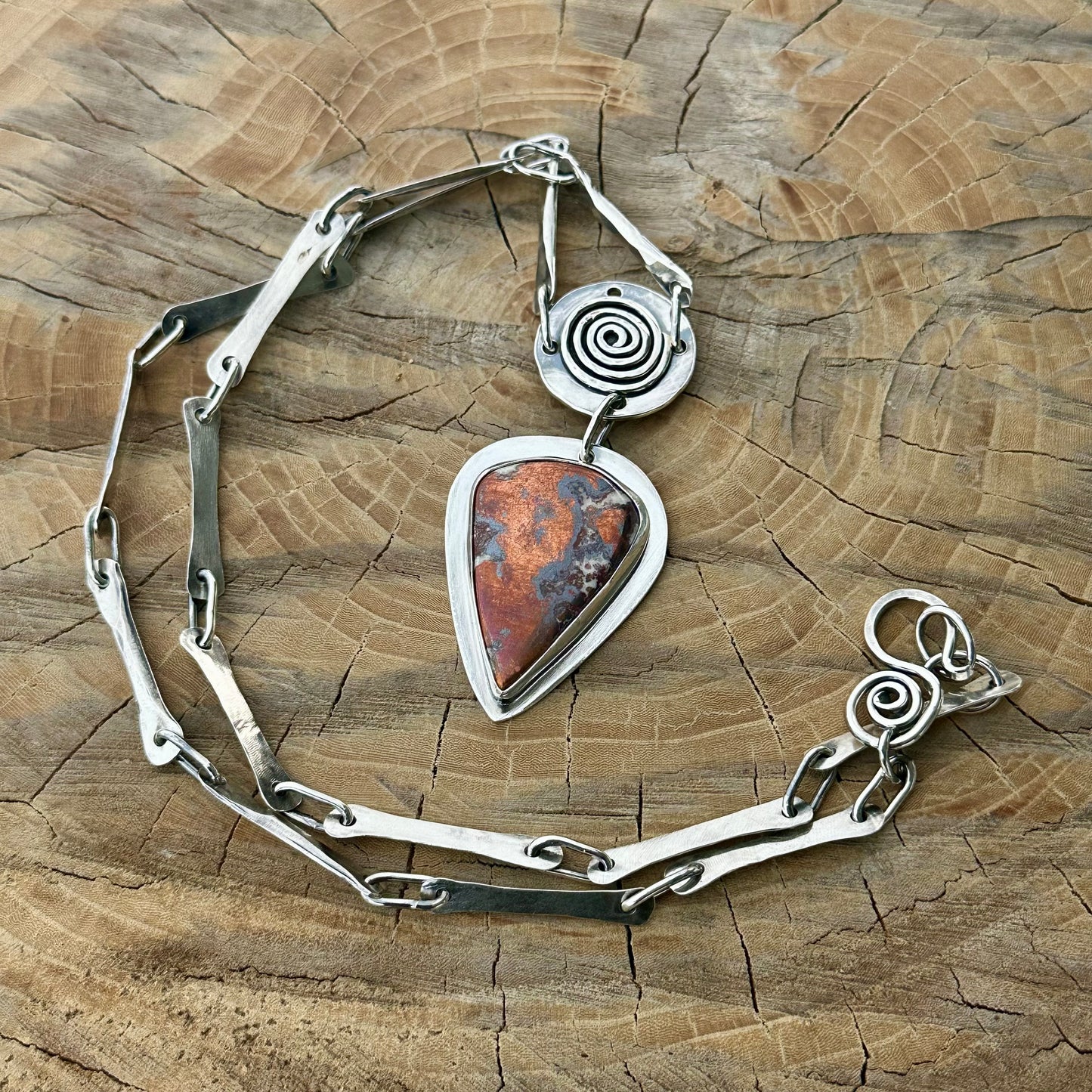 Copper Teardrop Necklace