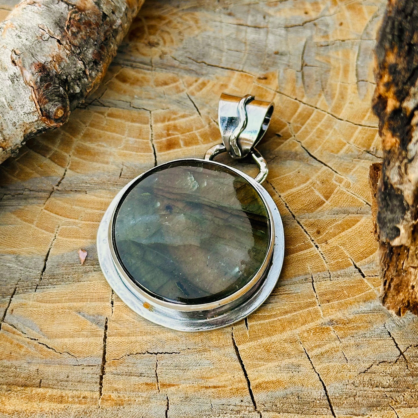 Smokey Labradorite Pendant