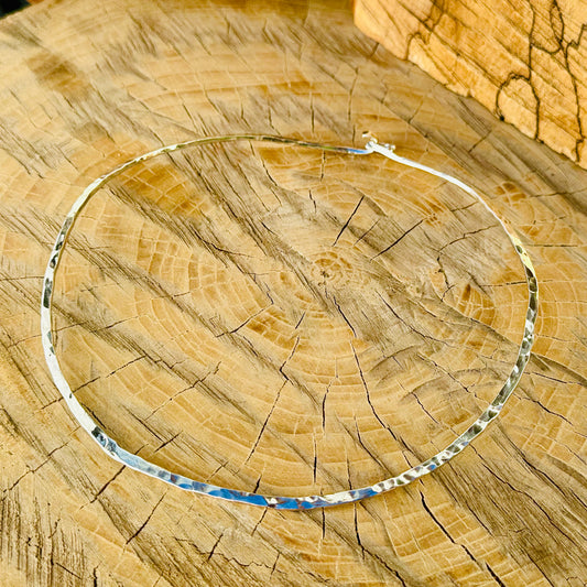 Hammered Collar Necklace