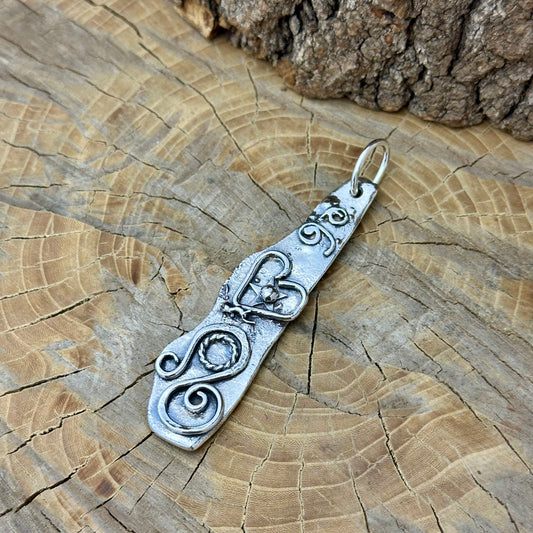 Funky Silver Pendant
