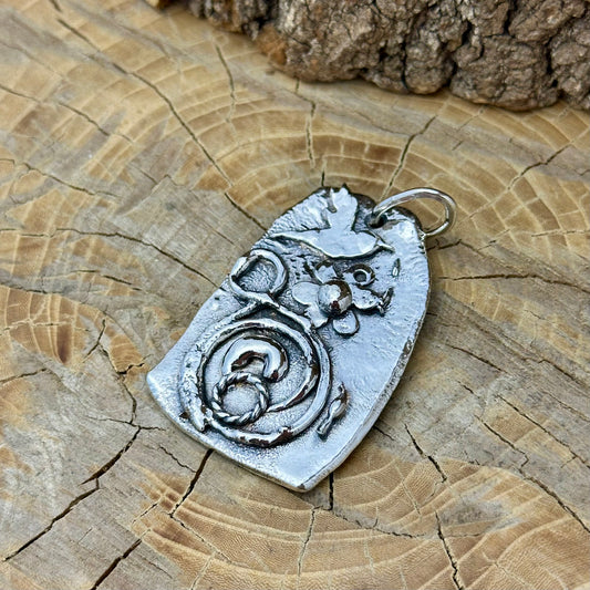 Funky Silver Pendant 3