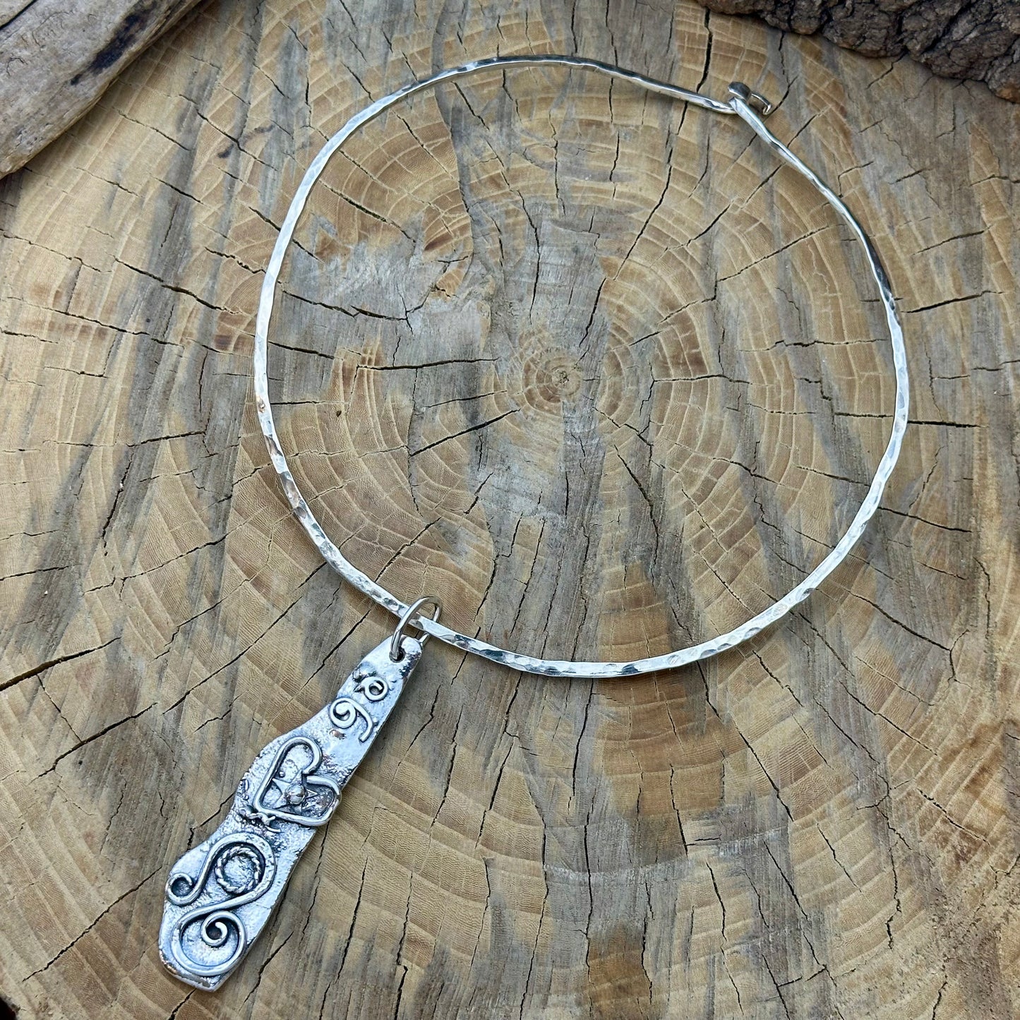 Funky Silver Pendant