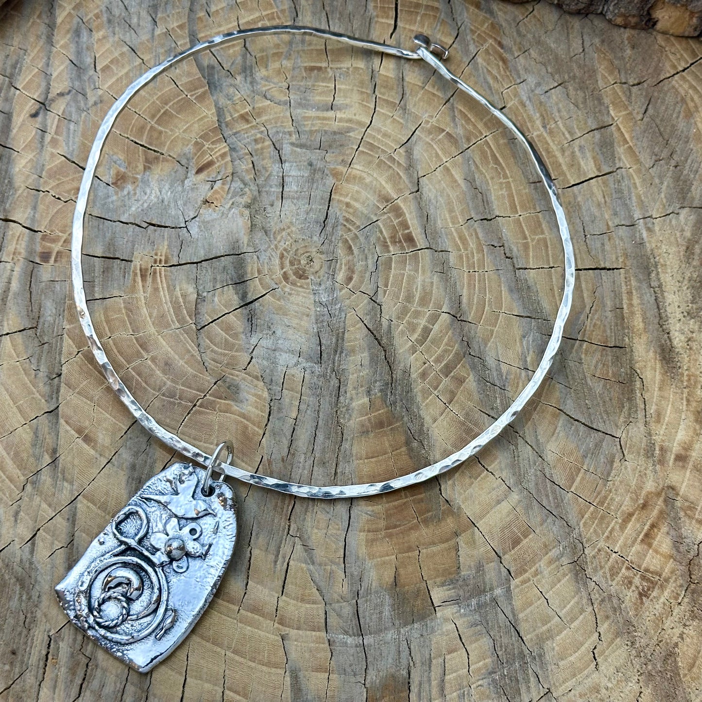 Funky Silver Pendant 3