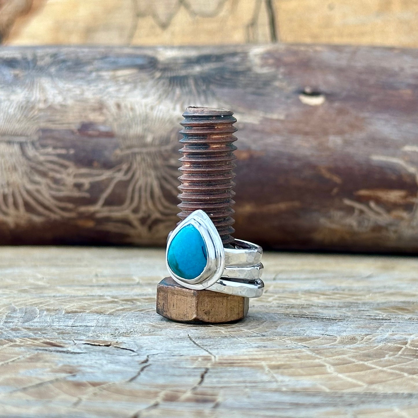 Chrysocolla Stackable Rings