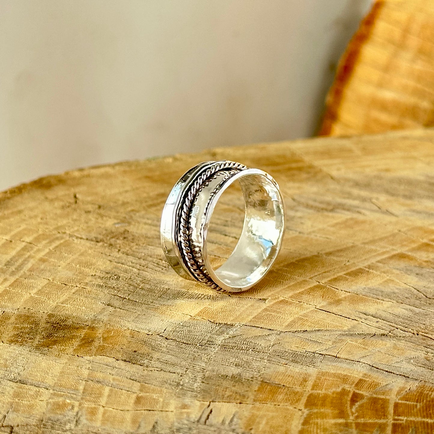 Silver Meditation Rings