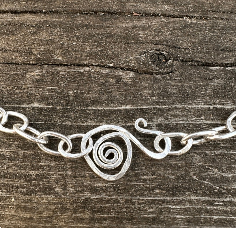 Handcrafted Silver Necklace