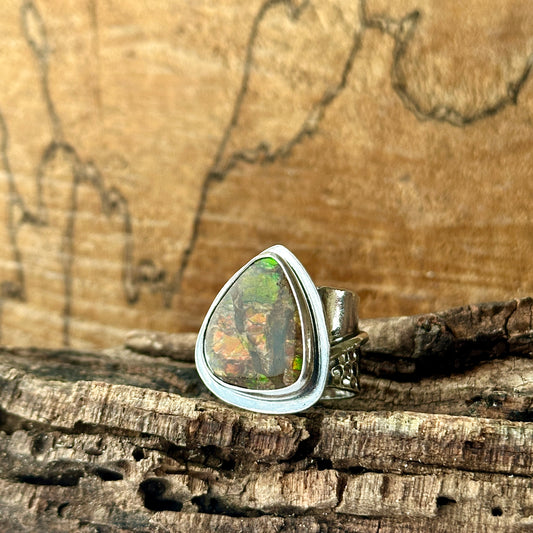 Ammolite RIng
