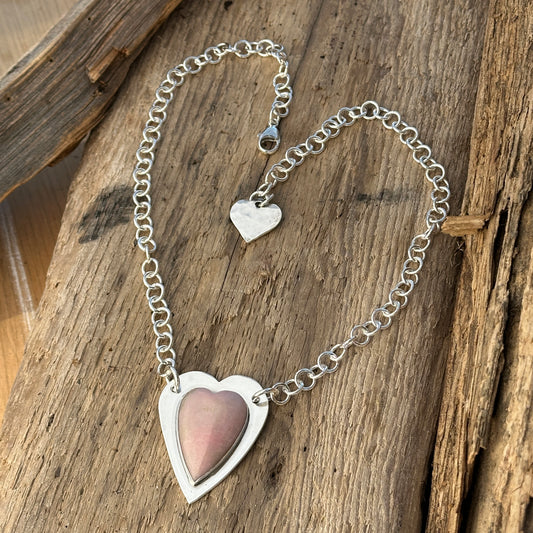 Pink Opal Necklace
