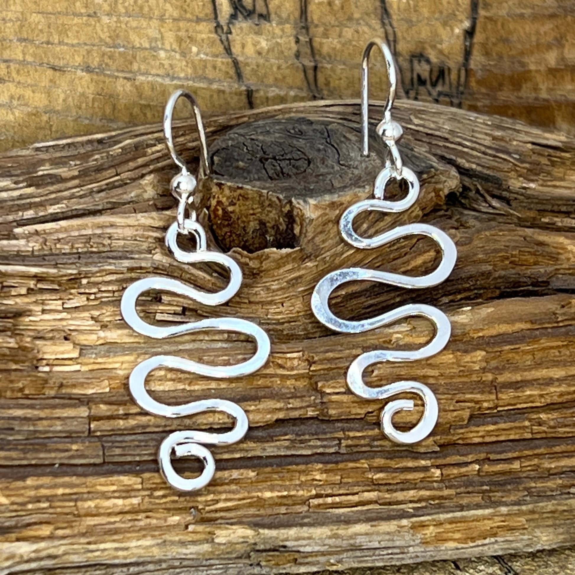 one of a kind sterling silver earrings