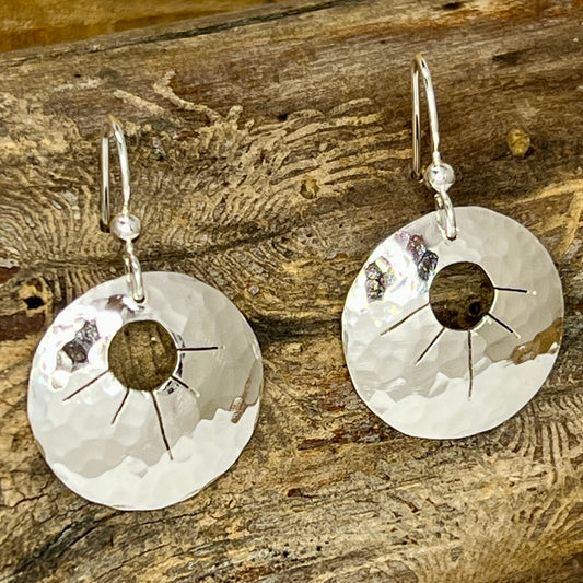 one of a kind sterling silver earrings